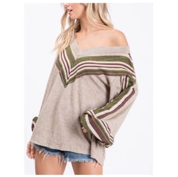 Thermal Casimire fabric mix and match tunic top - Picture 3 of 8